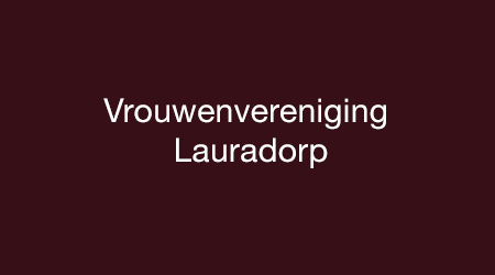 Vrouwenvereniging Lauradorp